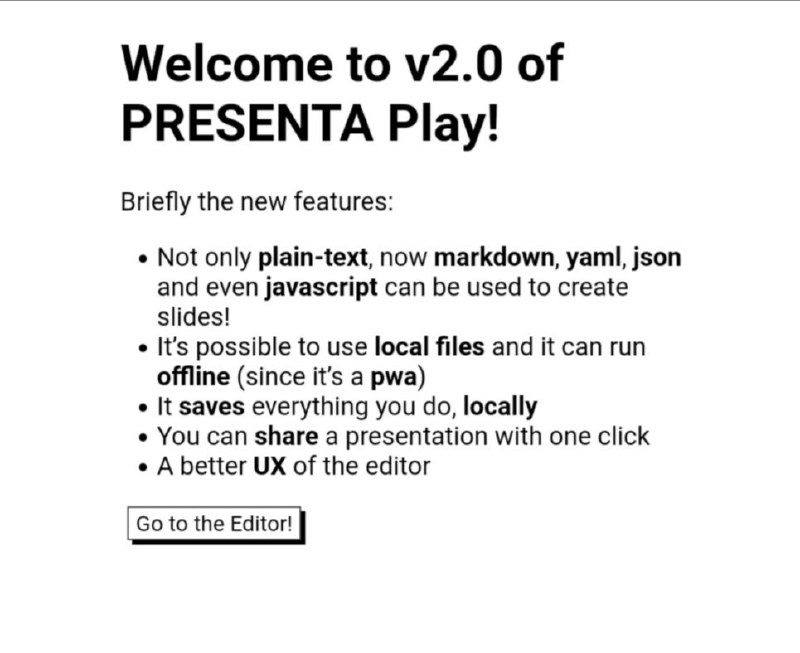这个可以随心所欲制作带有文本，markdown，YAML，JSON或JavaScript的幻灯片 传送门