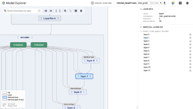Model Explorer ONNX Adapter 是一个专为 ONNX 模型设计的可视化插件，基于流行的 Model Explorer 项目，帮助开发者更直观地理解模型结构和数据流向