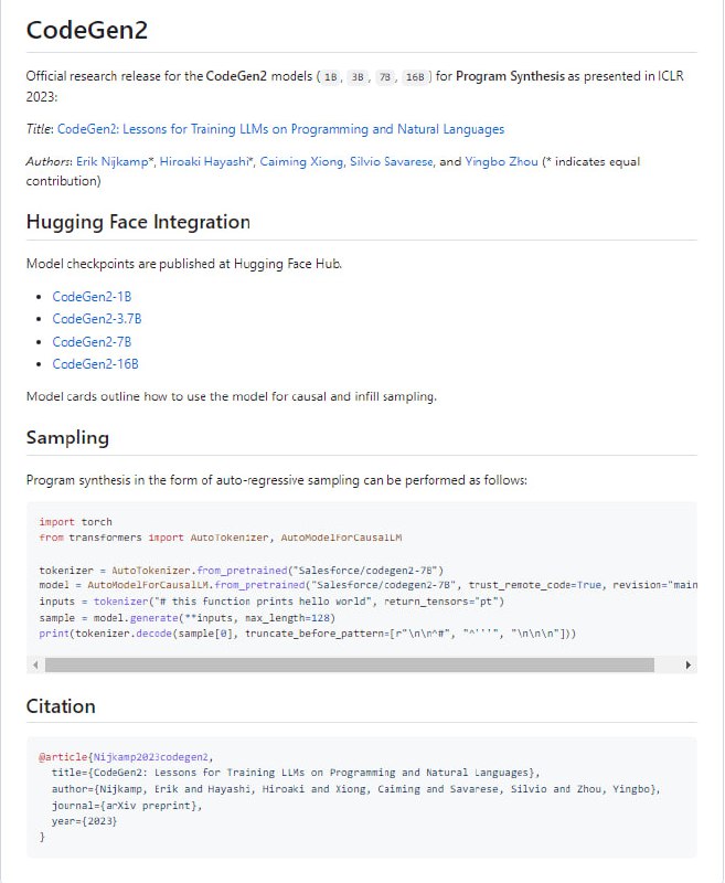 CodeGen2