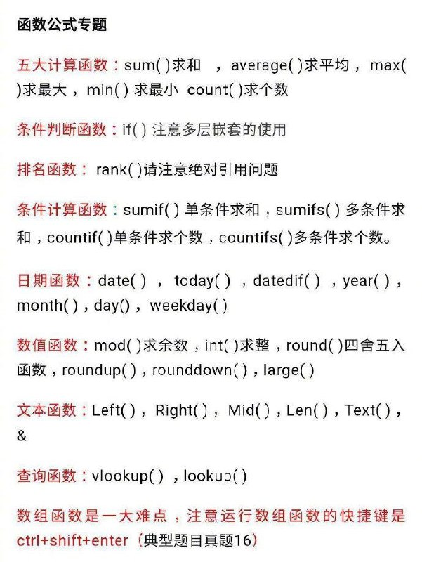 计算机二级office必考重点难点汇总 ​​​​计算机二级office必考重点难点汇总 ​​​​