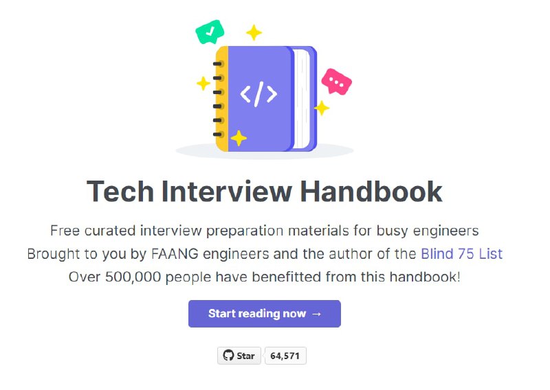Tech Interview Handbook