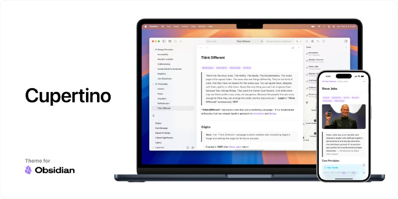 Obsidian Cupertino