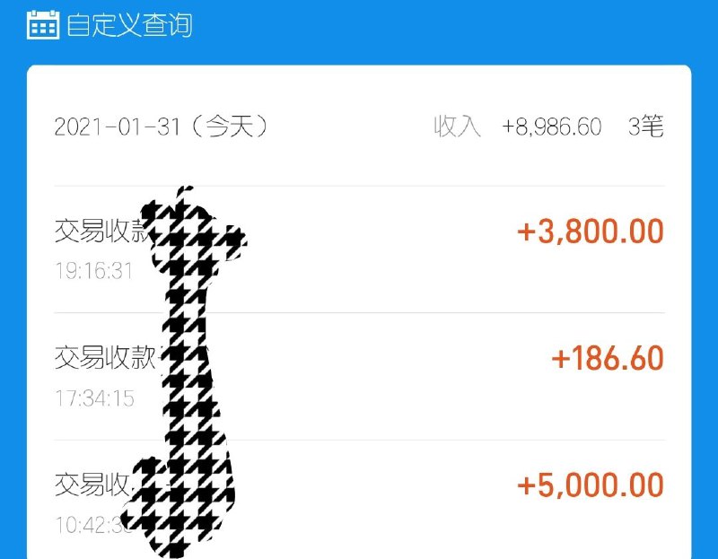感谢信任