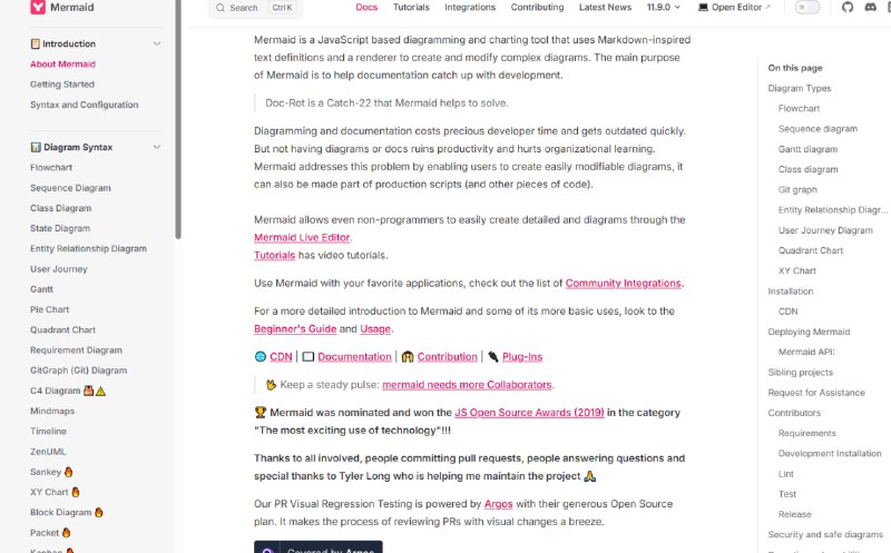 用类 Markdown 语法快速生成多种复杂图表的开源 JavaScript 工具，为文档与开发流程无缝衔接提供高效方案
