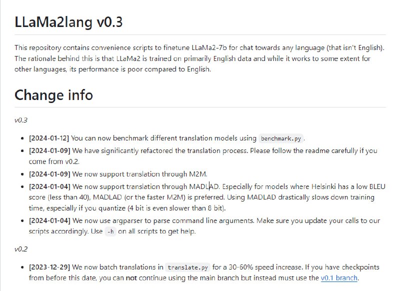 LLaMa2lang v0.3