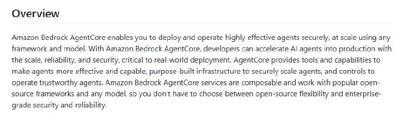 Amazon Bedrock AgentCore Python SDK 助你轻松把本地AI代理快速上线到企业级生产环境，无需操心基础设施