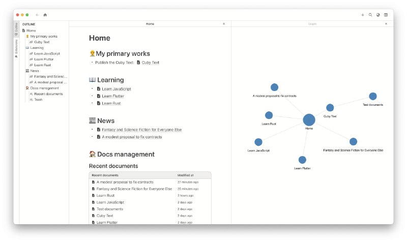一个开源的知识管理软件