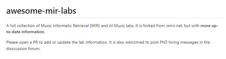 awesome-mir-labs