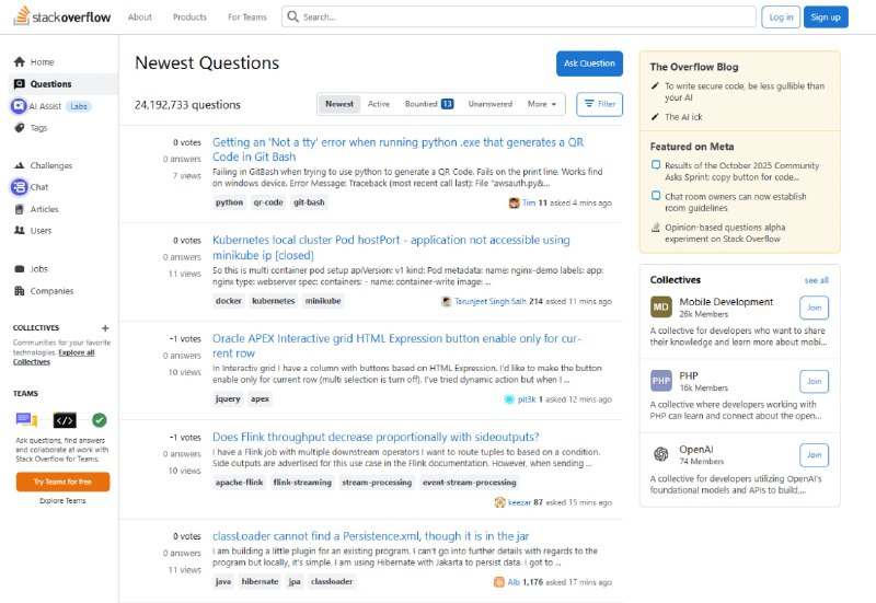 国外技术社区 dev 社区和国内的掘金社区很相似，技术分类也比较多，像 Java、Python、js、分布式等应有尽有，文章质量普遍都还不错，其实如果平时多留意不难发现，掘金上有一些文章是翻译自 dev社区