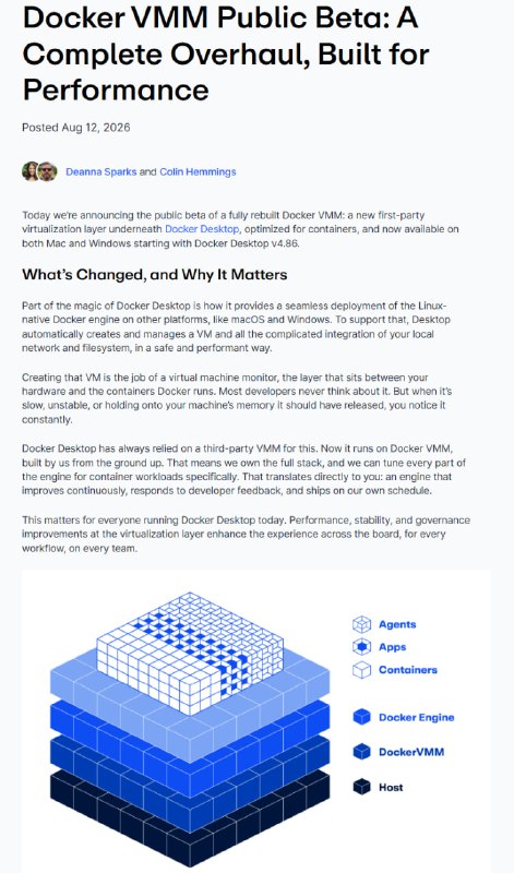 【Docker 终于决定自己造轮子