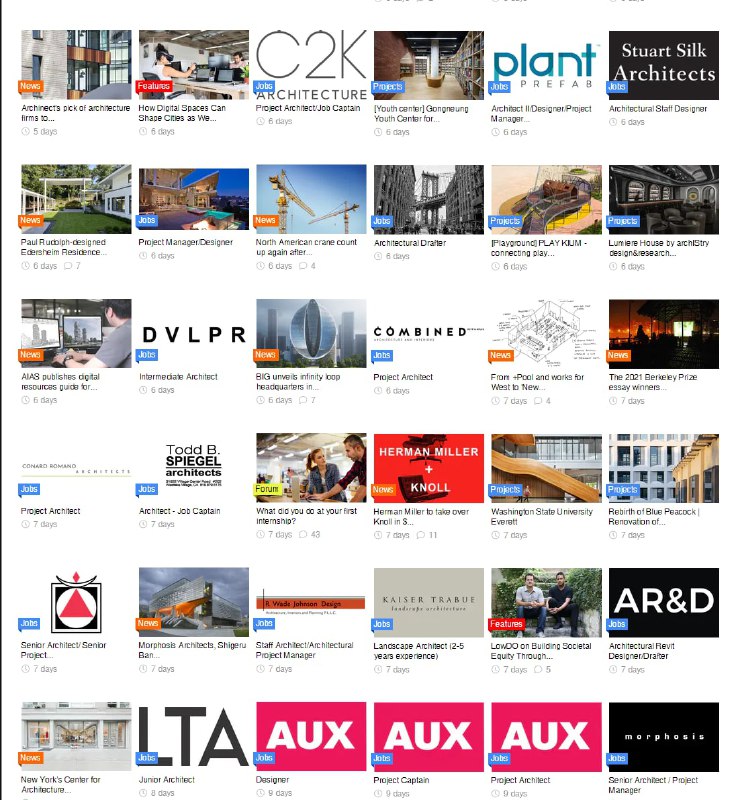 Archinect是一个 #建筑 设计博客群站点，这里集中了世界众多的建筑设计师，一起交流共享资讯Archinect是一个 #建筑 设计博客群站点，这里集中了世界众多的建筑设计师，一起交流共享资讯