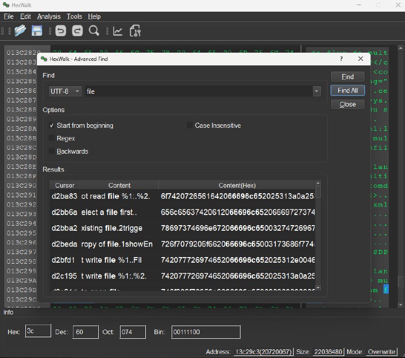 HexWalk - Hex Editor/Viewer/Analyzer