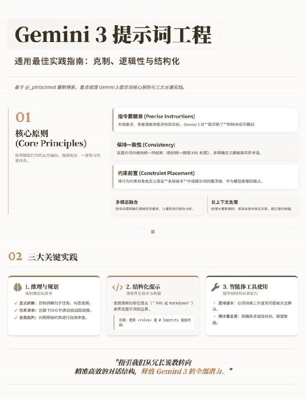 Gemini 3 提示词工程