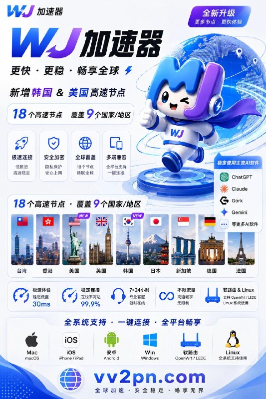 #ad【Telegram官方推荐】无极高端vpn加速器中国大陆用户光速上网！8k视频秒开！看任何片都不卡，专线解锁，只做高端!【群主自用款】点击下方网址注册体验⬇️vv2pn.com官方频道