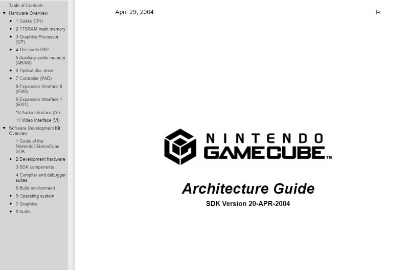 #电子书 《任天堂 GameCube 架构指南》 #指南