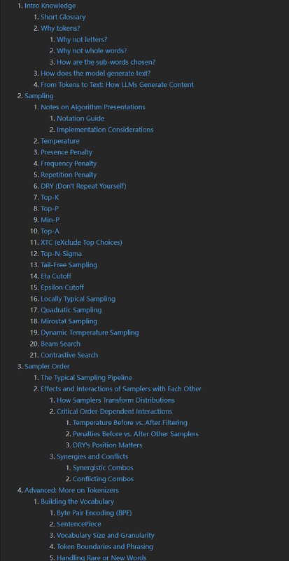 现代大语言模型（LLM）文本生成的核心在于采样技术的精妙运用，合理组合采样策略才能平衡创造力与连贯性