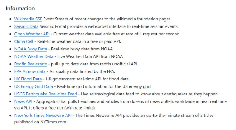 实时数据在数据分析和应用开发中越来越关键，但找到高质量、公开且实时更新的数据源并不容易