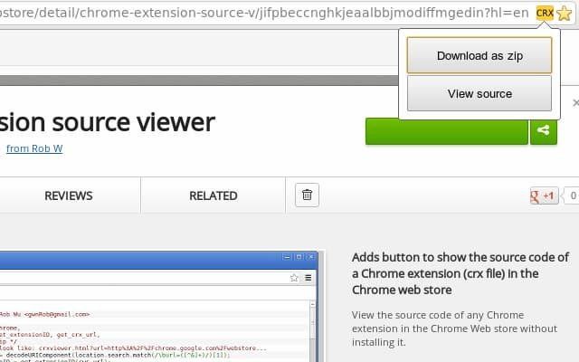 Chrome extension source viewer (CRX Viewer) 一个可以查看/下载其他浏览器 #插件 的 #源码 的插件Chrome extension source viewer (CRX Viewer) 一个可以查看/下载其他浏览器 #插件 的 #源码 的插件
